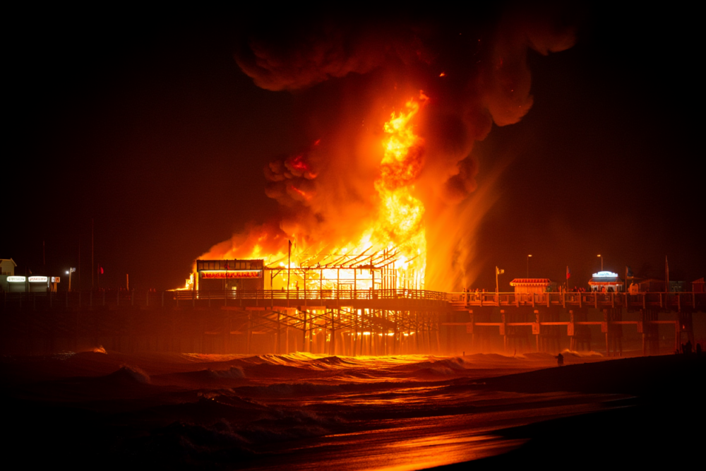 Jersey Boardwalk Fire Cause