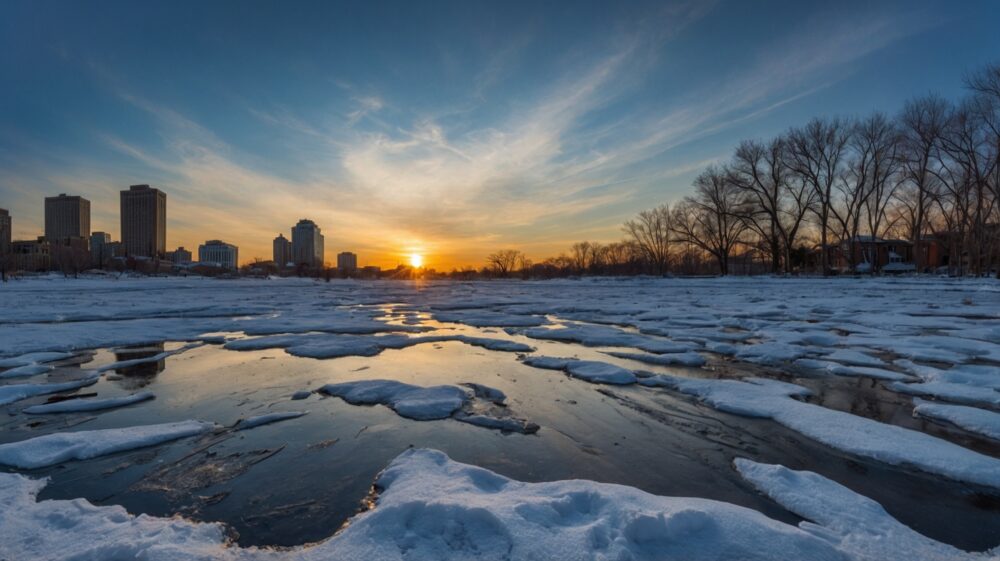 Buffalo New York Snow Melting